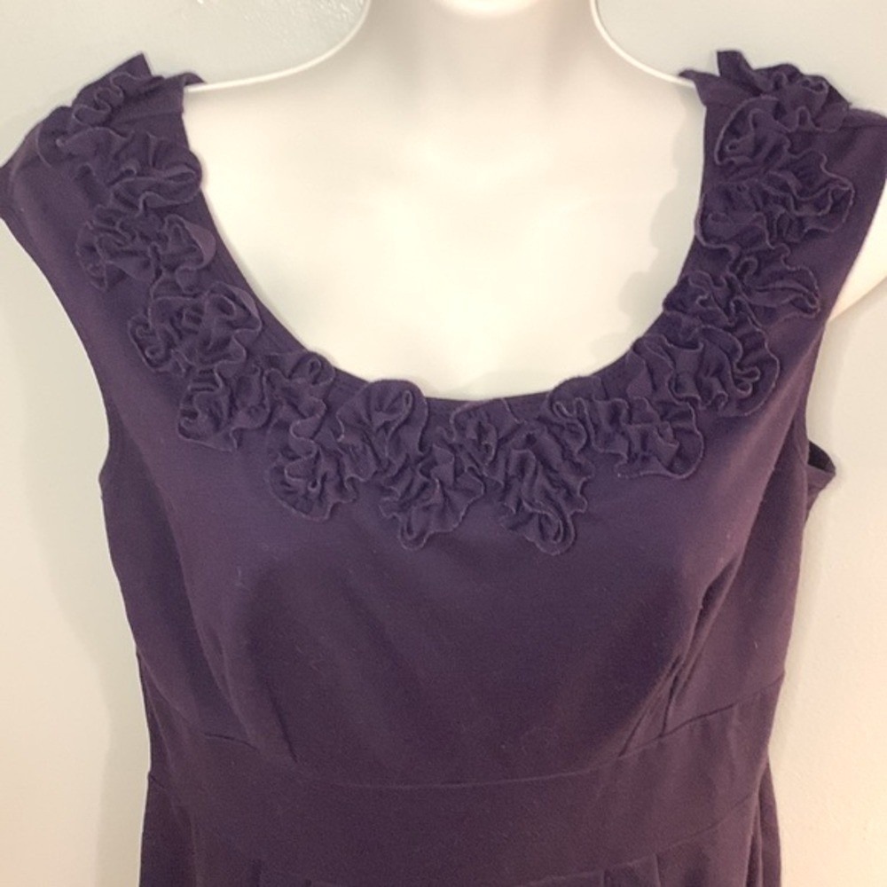 AA Studio Midi Sheath Dress Size 10 Purple Dark Academia Autumn Wedding Guest‎